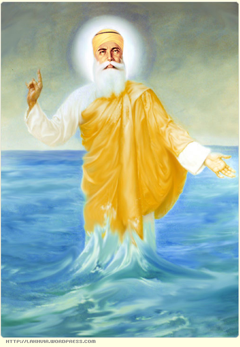 The first of the Gurus and the founder of the Sikh religion was Guru Nanak.